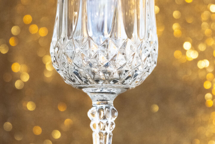 Verre à pied en cristal