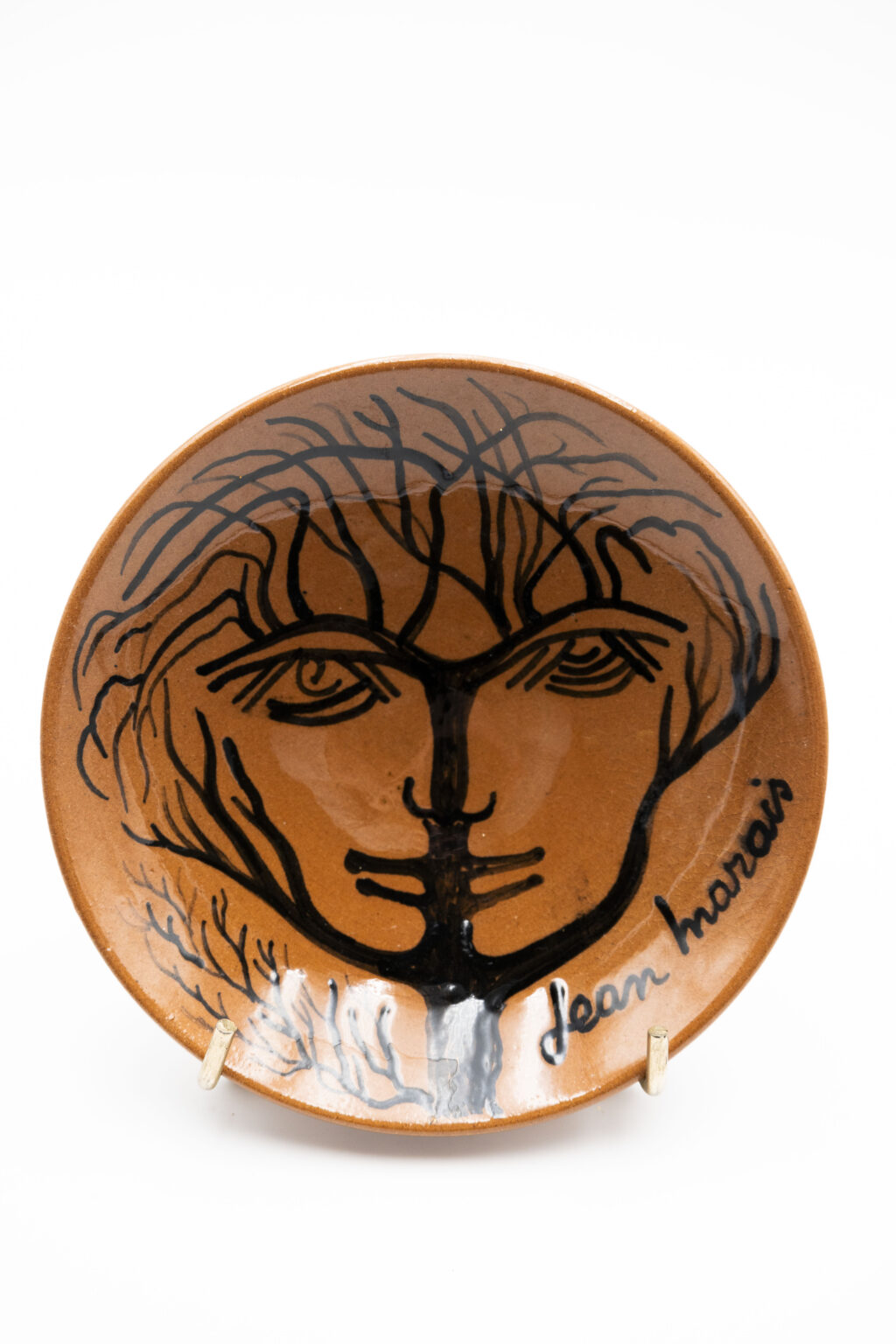 Coupelle en Terre de faïence rouge, Jean Marais