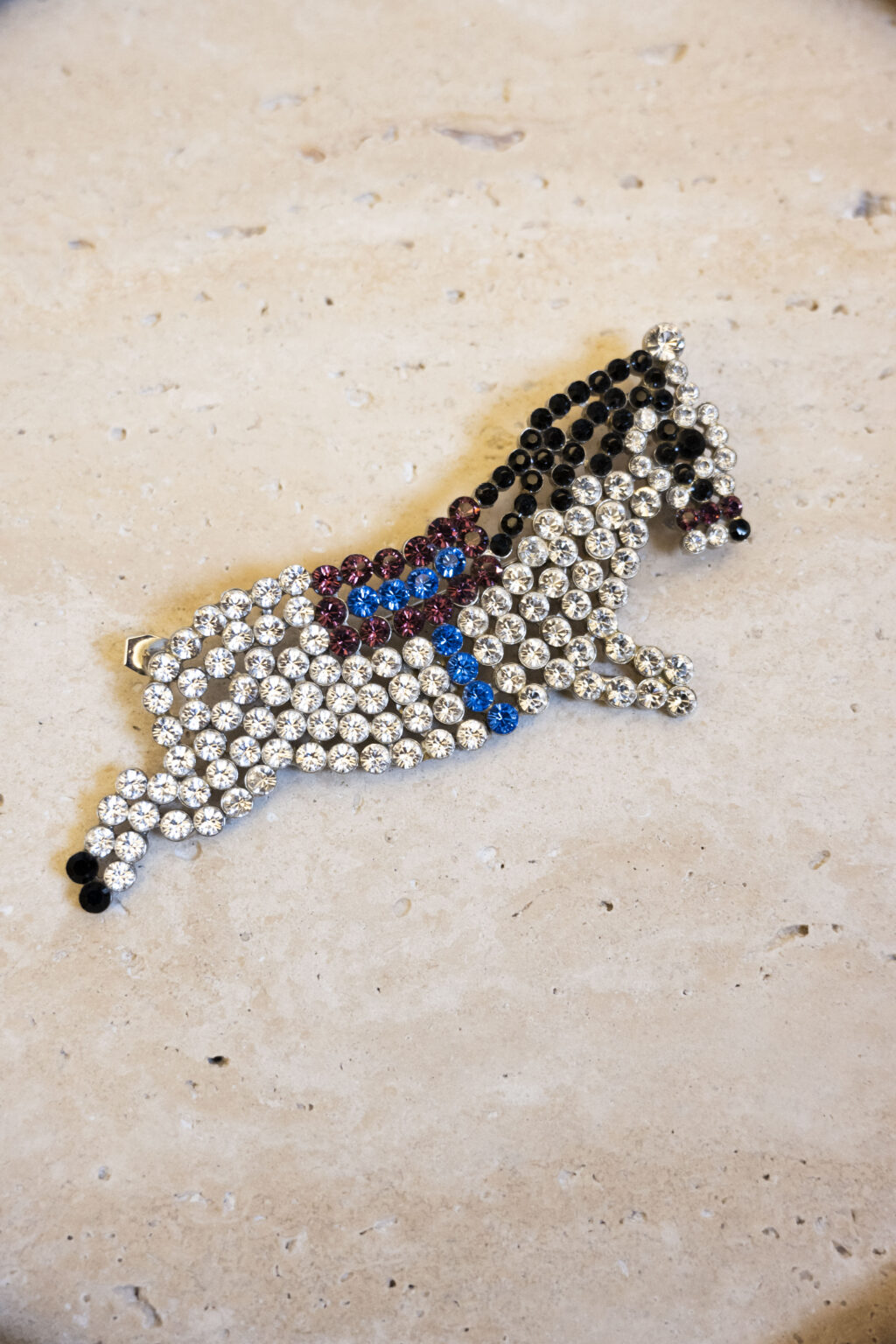 Bijou Sonia Rykiel, broche cheval