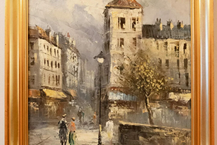 Tableau vue de Montmartre