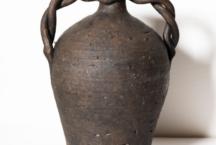 Jarre en terre cuite design, vintage, décoration, jarre ancienne