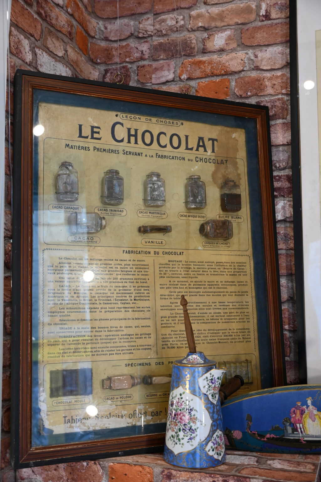 Tableau pédagogique Chocolat Menier