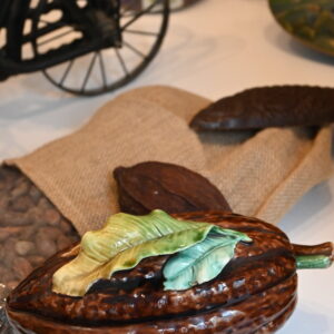 cabosse de cacao en céramique