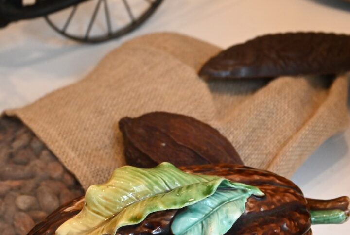 cabosse de cacao en céramique