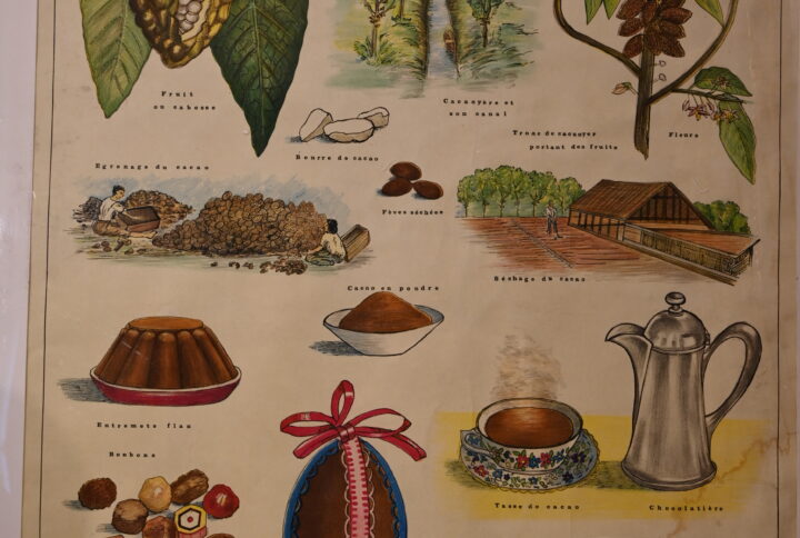 Affiche vintage le cacao