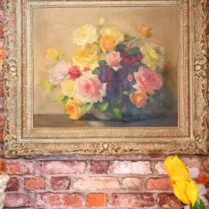 Tableau fleurs peinture à l'huile