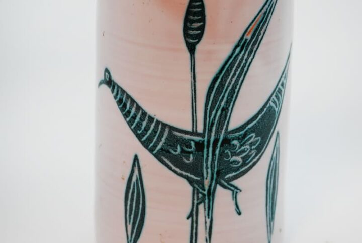 Pot à crayon , vase, petit vase, Yvon Roy