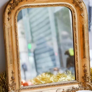 Miroir ancien doré